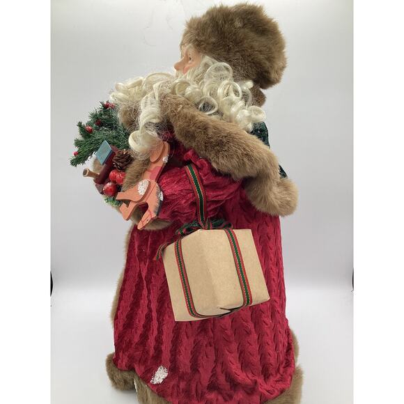 Old World Santa Claus Tree Topper 18.5” - Picture 4 of 6